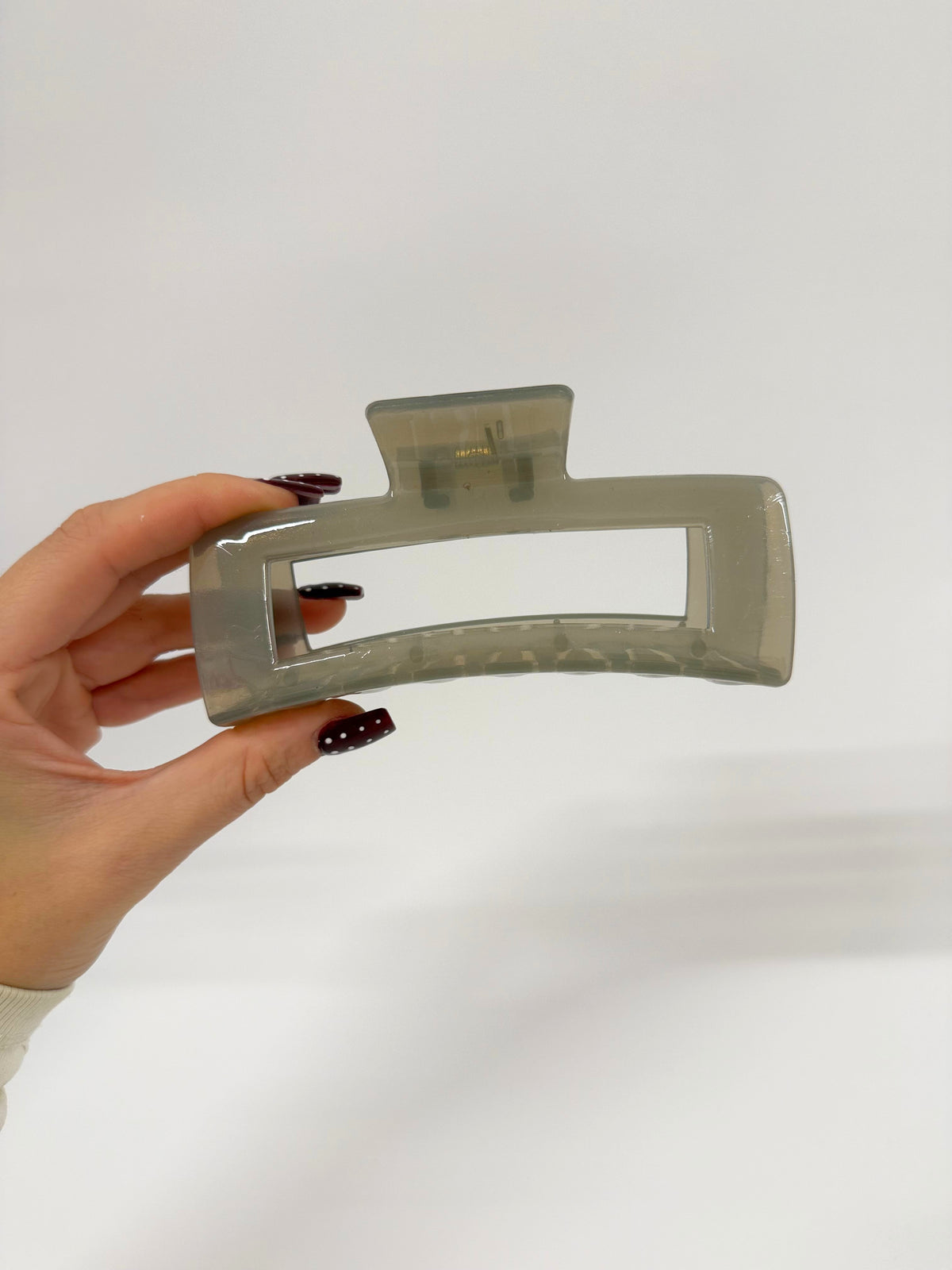 Grey 13cm XL Claw Clip