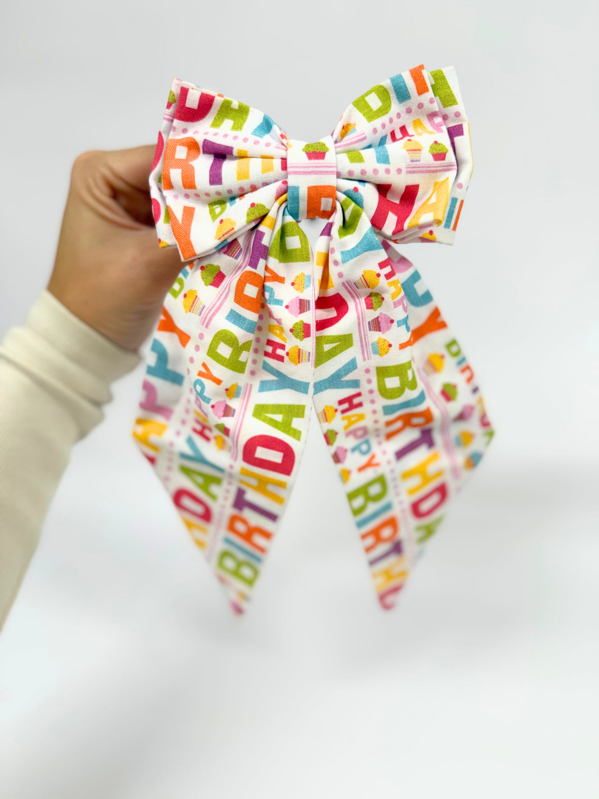 Happy Birthday Hair Bow