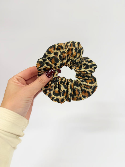 Cheetah Print Large Scrunchie