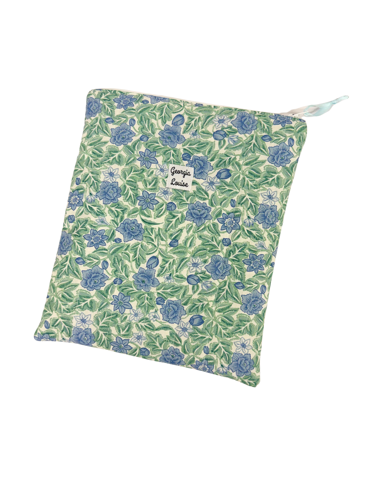 Blue & Green Floral 11 Inch Ipad Case