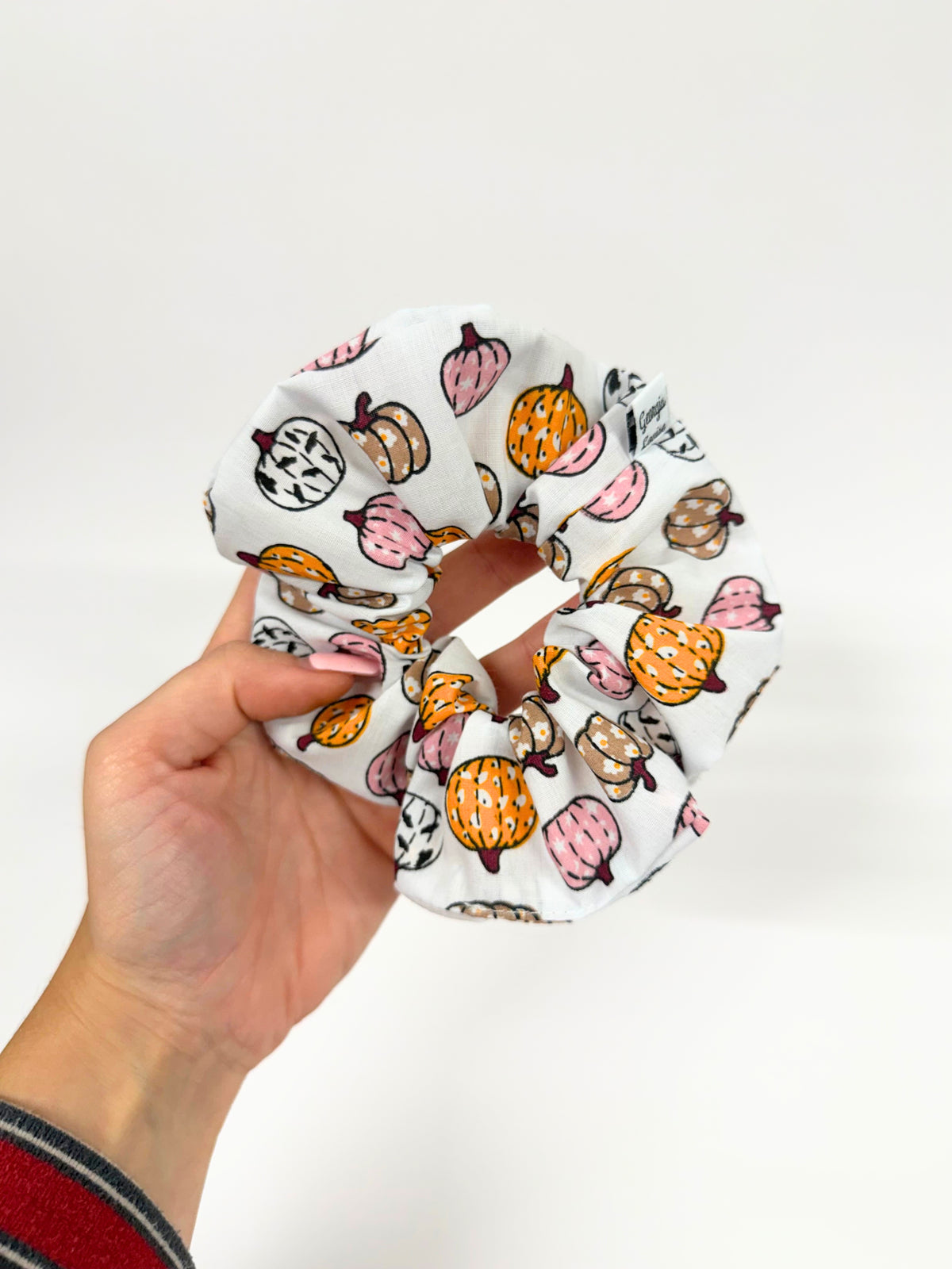 Pumpkin Fall Large Scrunchie