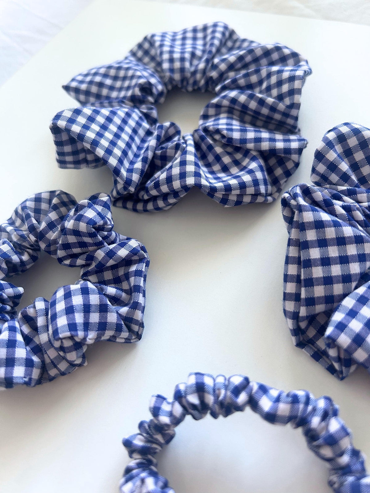 Gingham Scrunchies