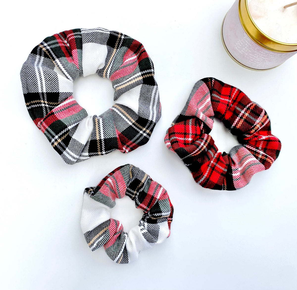 Tartan Scrunchies