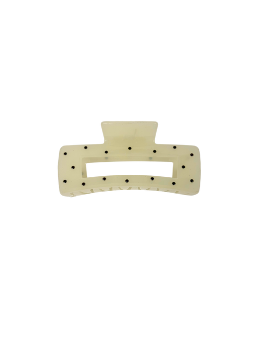 White Spot 11cm Claw Clip