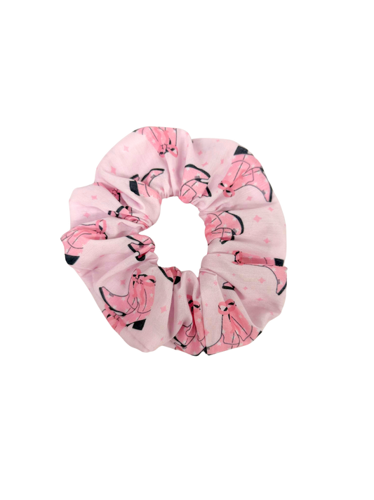 Pink Cowgirl Boots Large Scrunchie