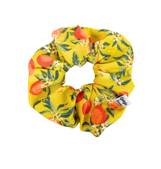 Yellow Orange Large Scrunchie