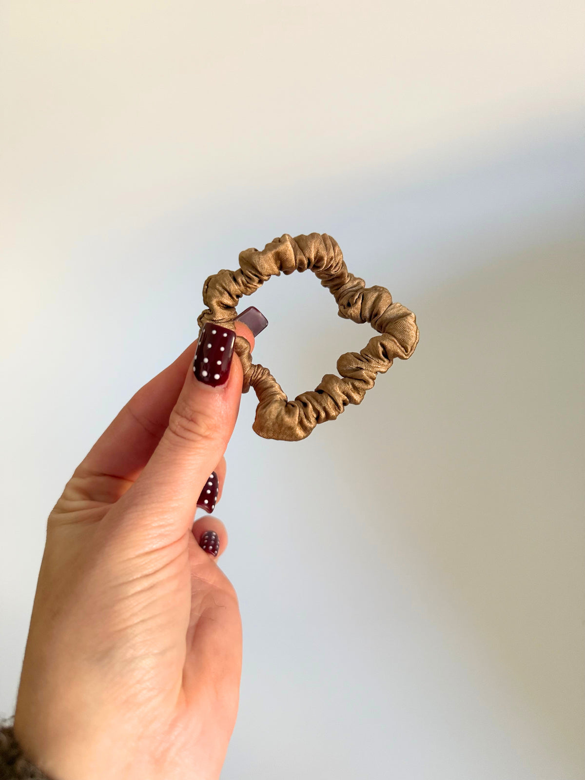 Caramel Latte Skinny Scrunchie