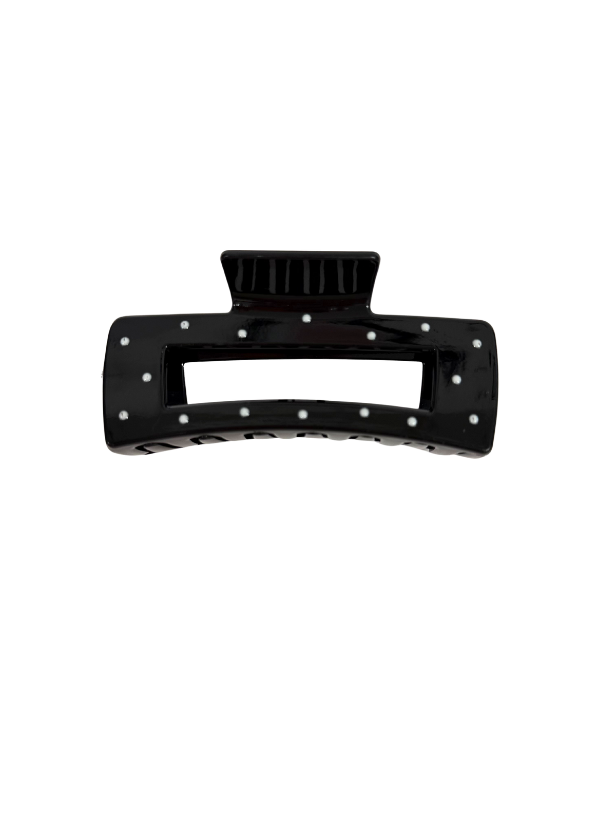 Black Spot 11cm Rectangle Claw Clip