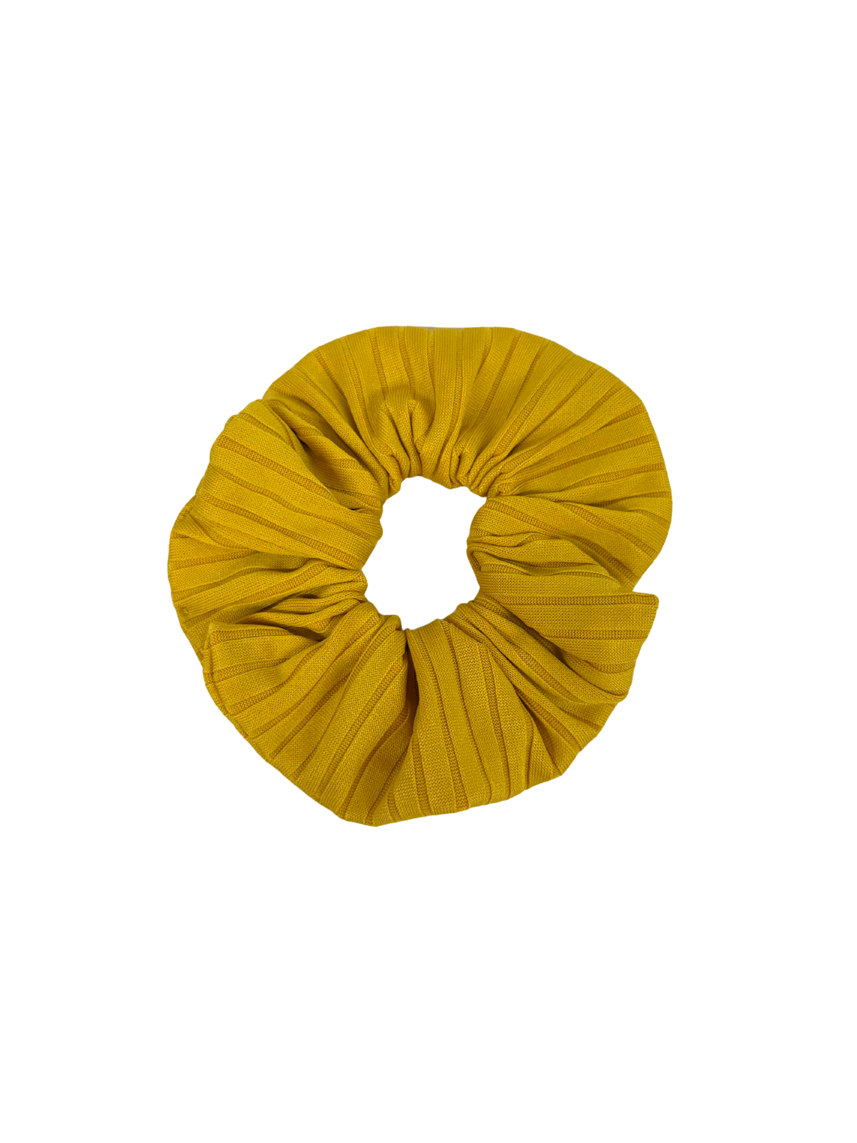 Mustard Jersey Large Scrunchie