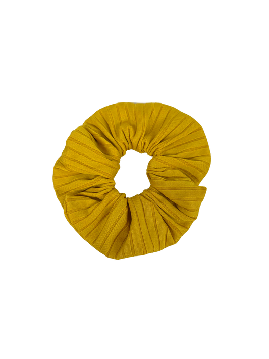 Mustard Jersey Large Scrunchie