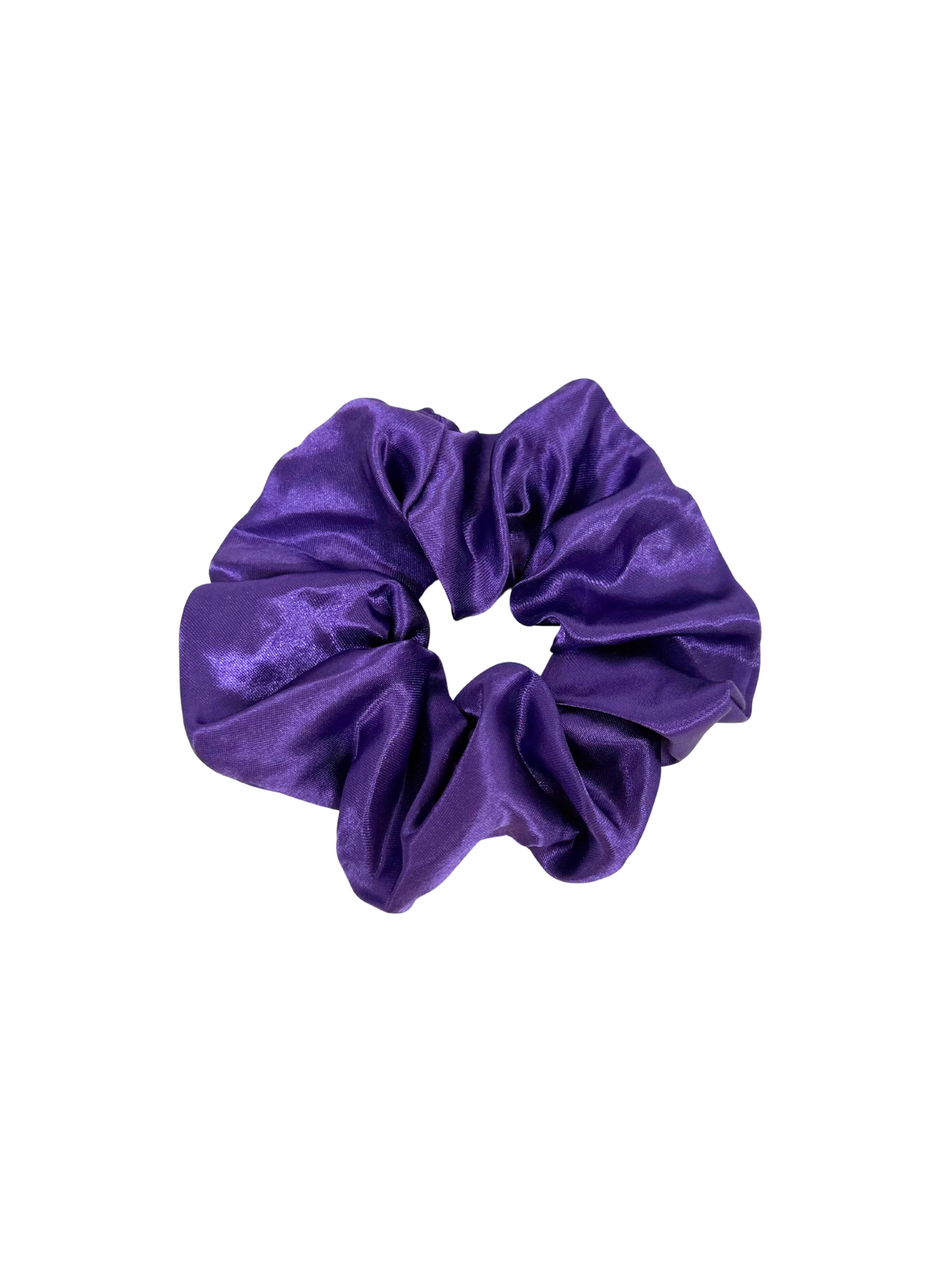 Cadbury Purple Satin Large Scrunchie
