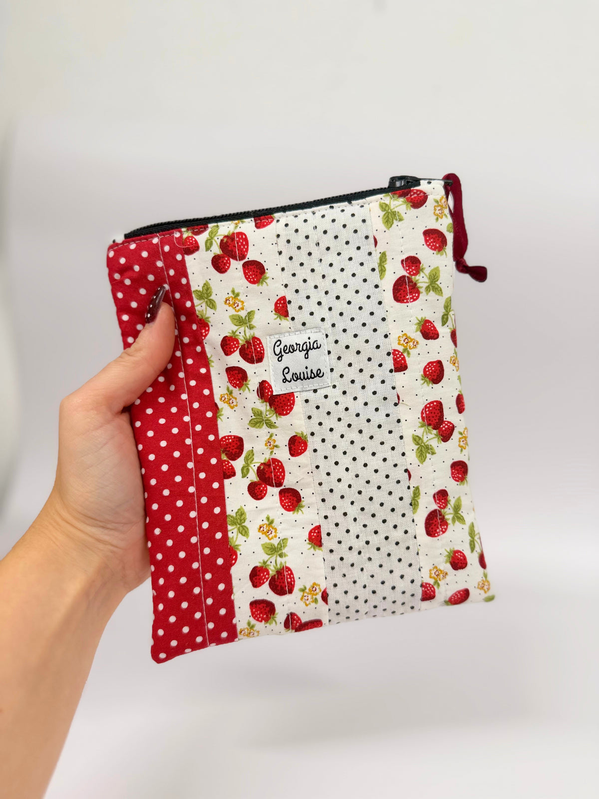 Strawberry Patchwork Kindle 6 Inch Sleeve