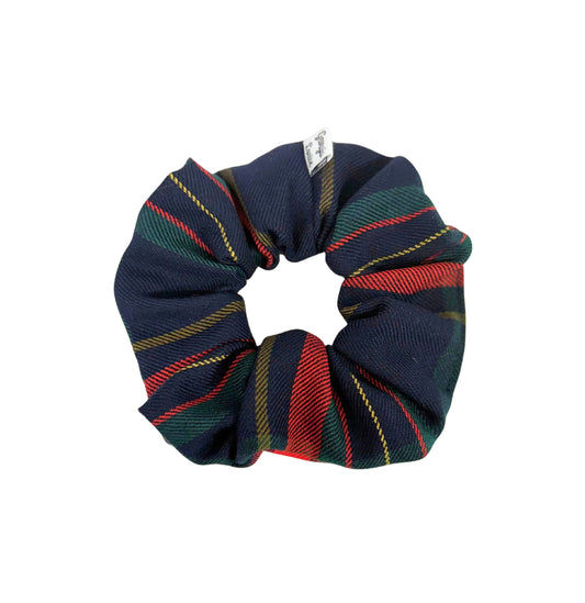 Blue, Red & Green Tartan Large Scrunchie