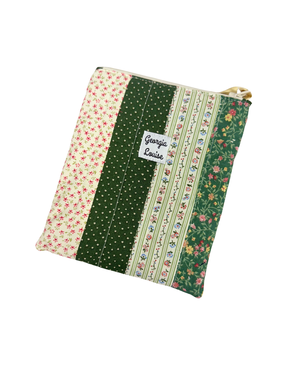 Green Floral Patchwork Kindle 6 Inch Sleeve