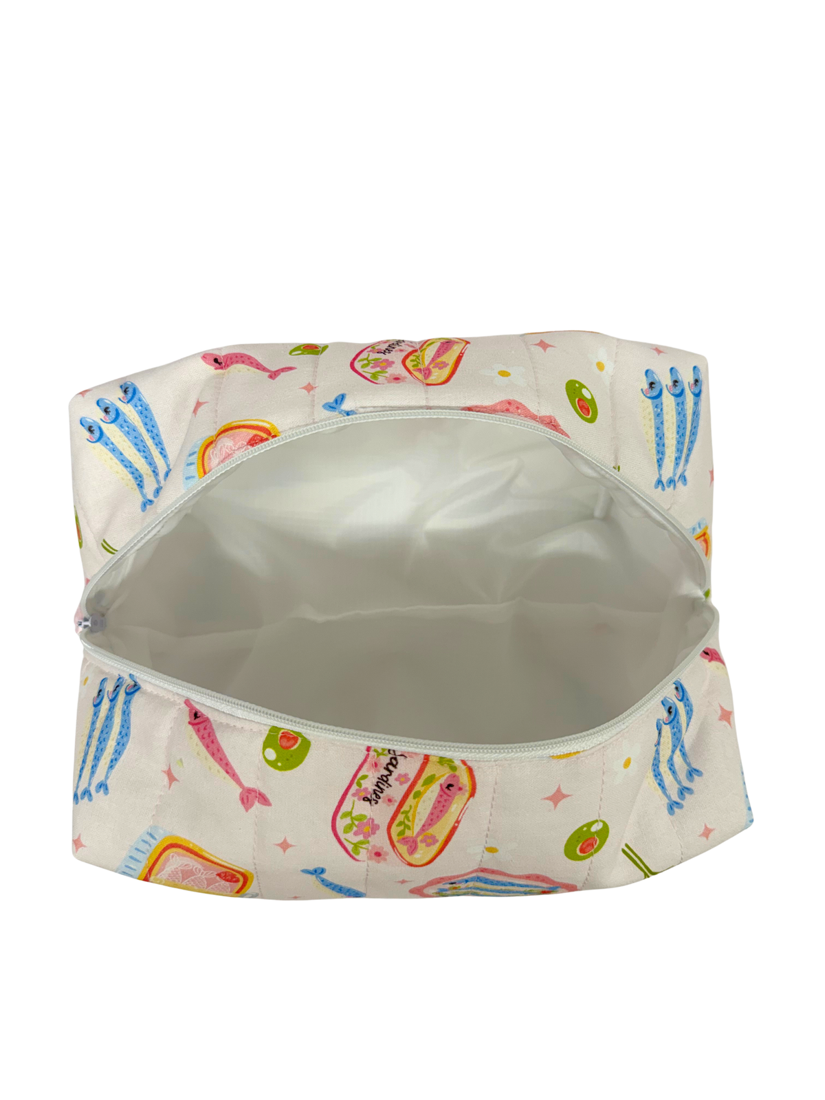 Pink Sardine Large Makeup Bag