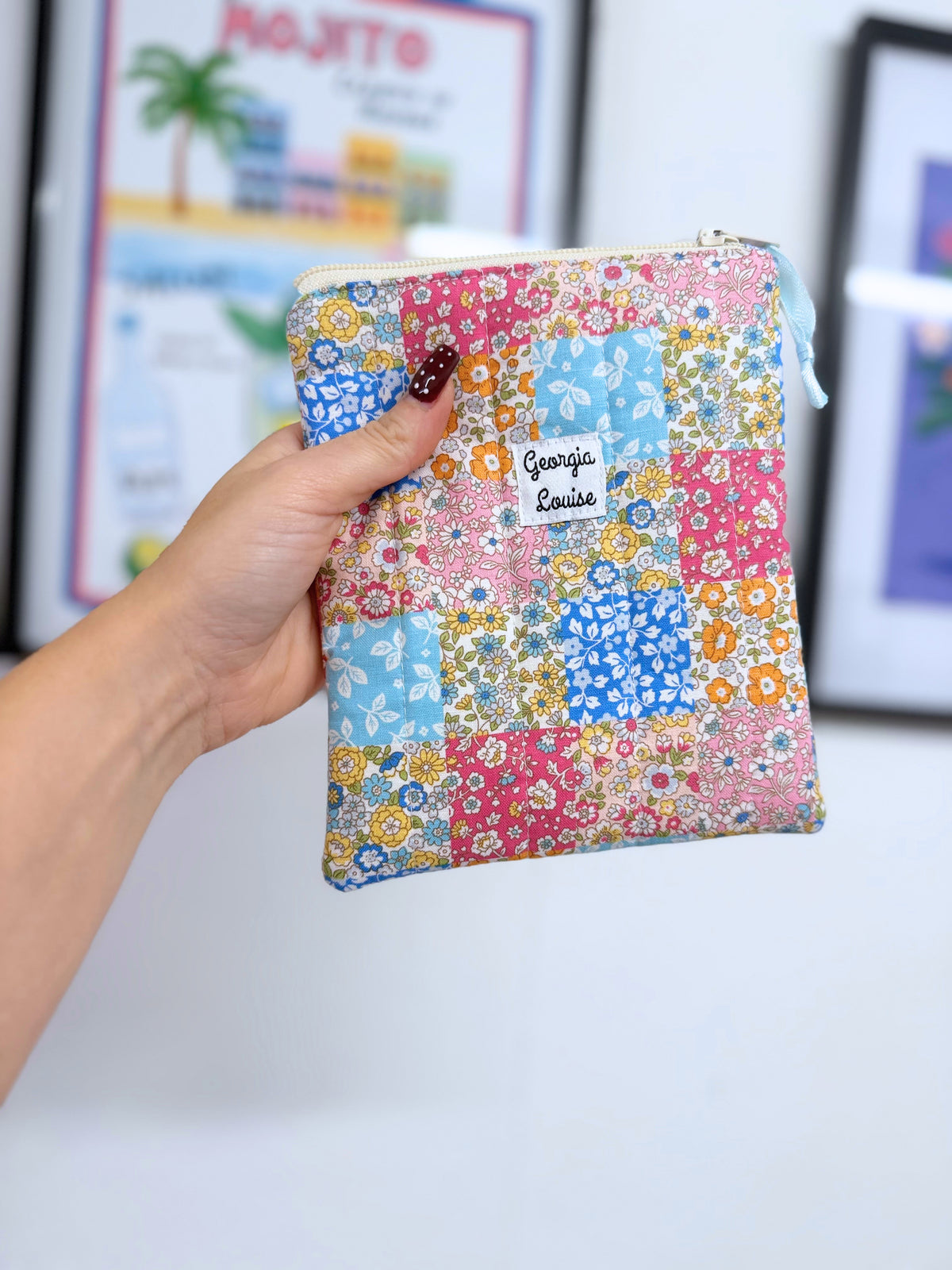 Patchwork Floral Kindle 6 Inch Sleeve