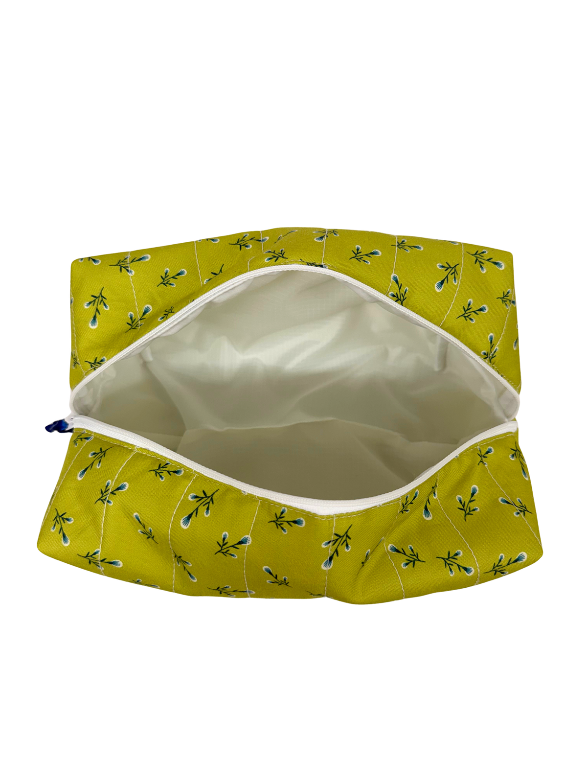 Green Heather Large Makeup Bag