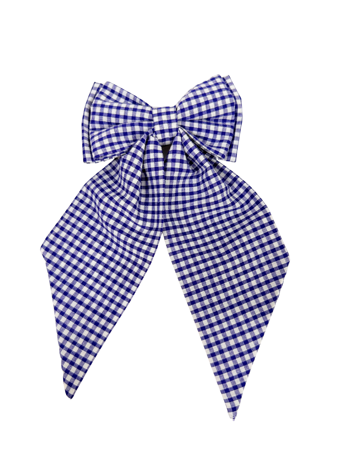 Dark Purple GinghamHair Bow