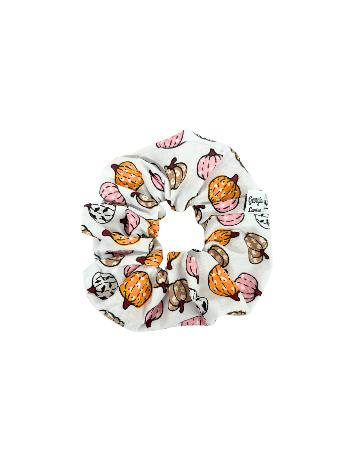 Pumpkin Fall Large Scrunchie