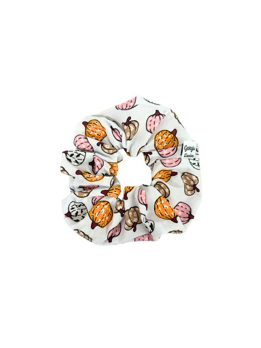 Pumpkin Fall Large Scrunchie