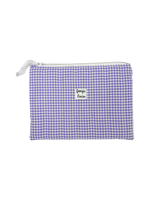 Lilac Gingham Kindle Paperwhite Case