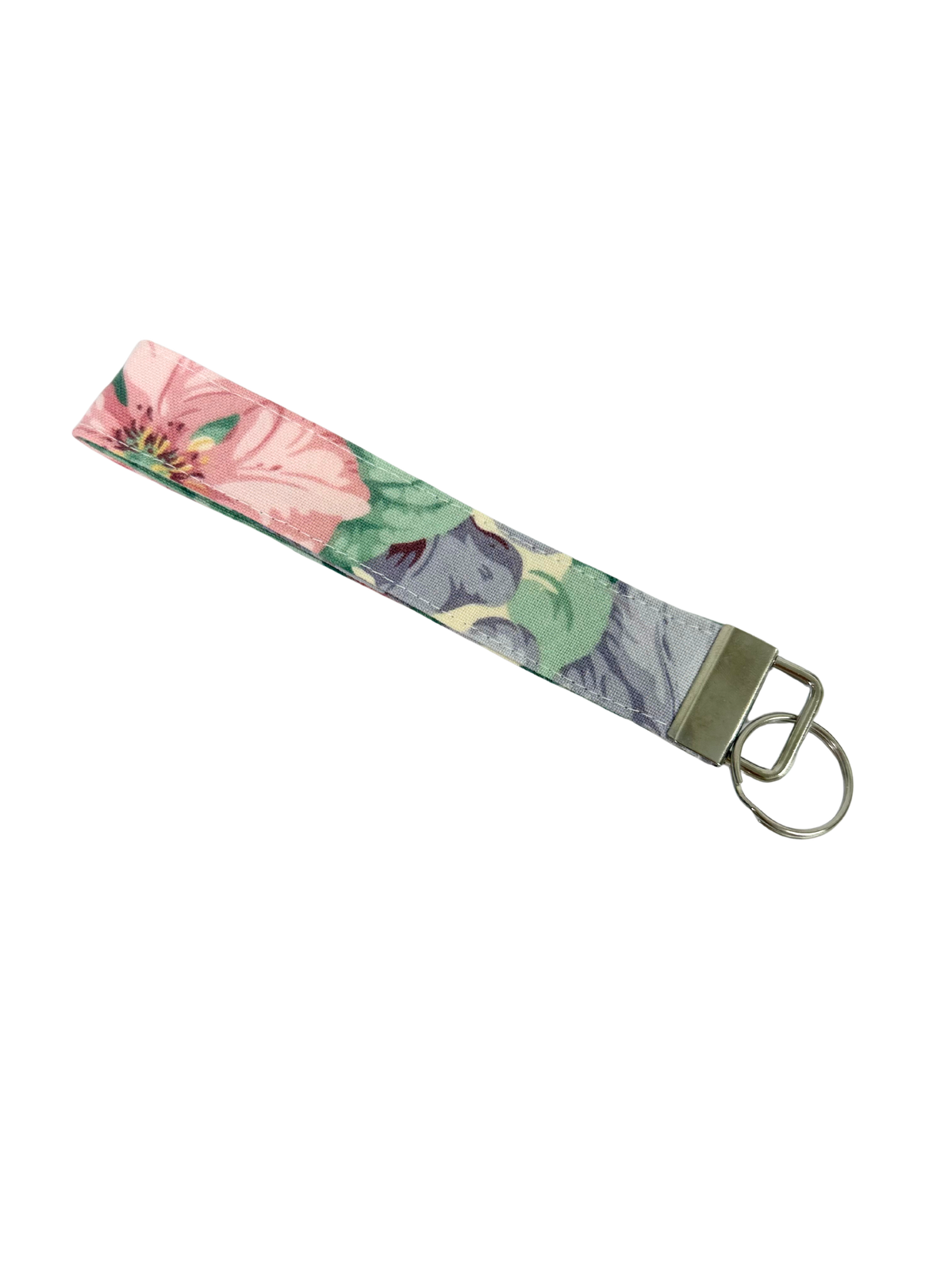 Vintage Floral Keychain Wristlet