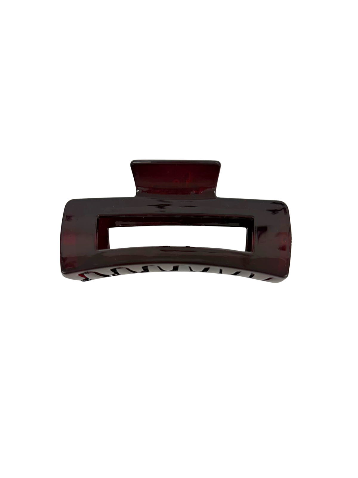 Burgundy 11cm Claw Clip