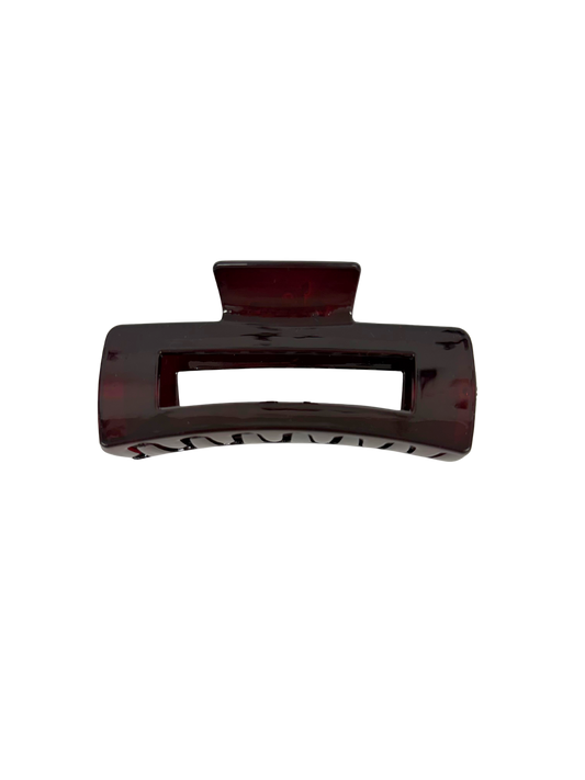 Burgundy 11cm Claw Clip