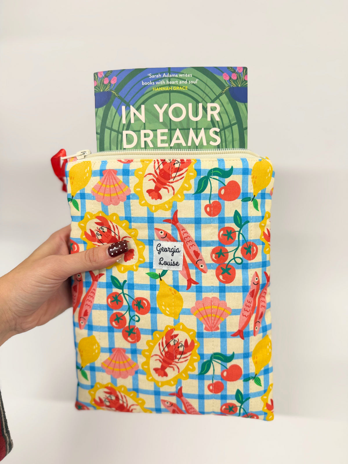 Seafood Platter Book Sleeve with Zipper