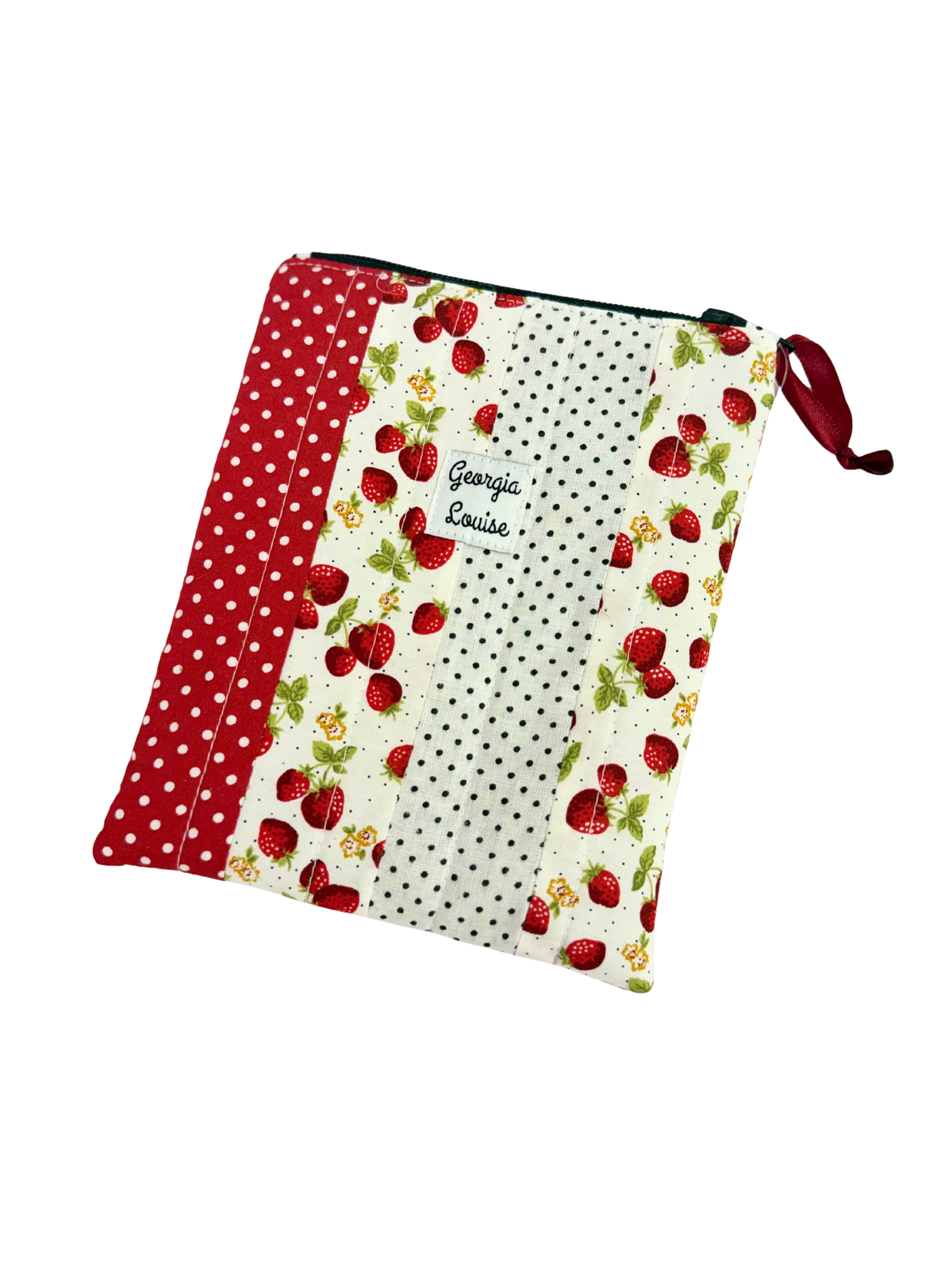 Strawberry Patchwork Kindle 6 Inch Sleeve