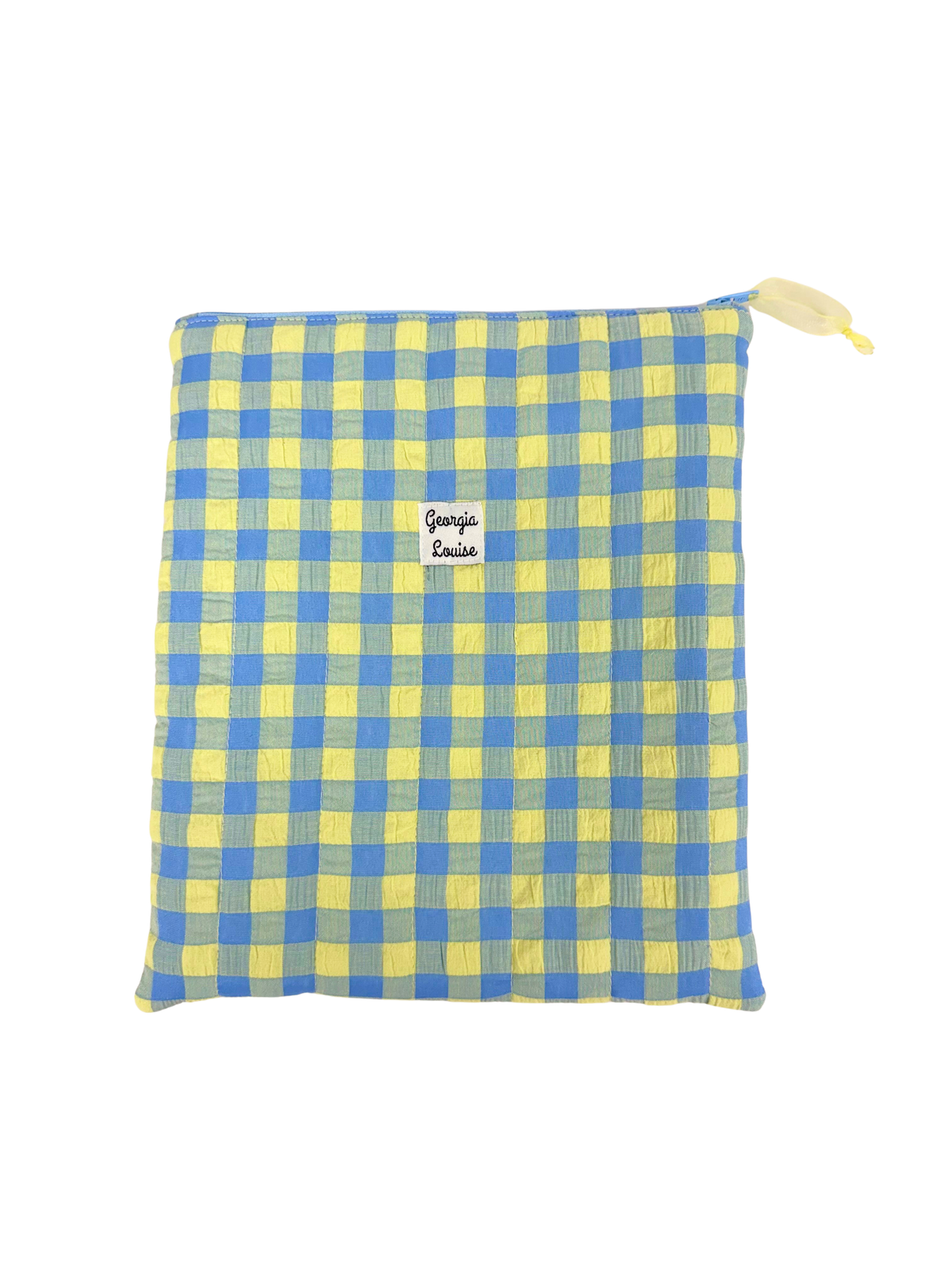 Blueberry Lemon Gingham 11 Inch Ipad Case