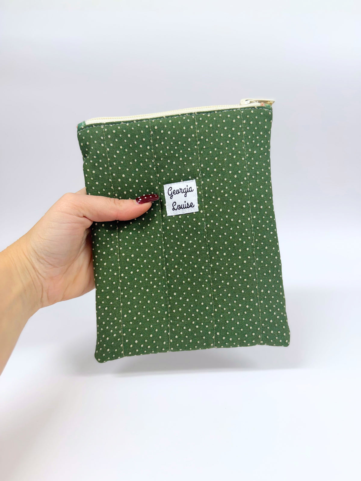 Green Polka Dot Kindle 6 Inch Sleeve