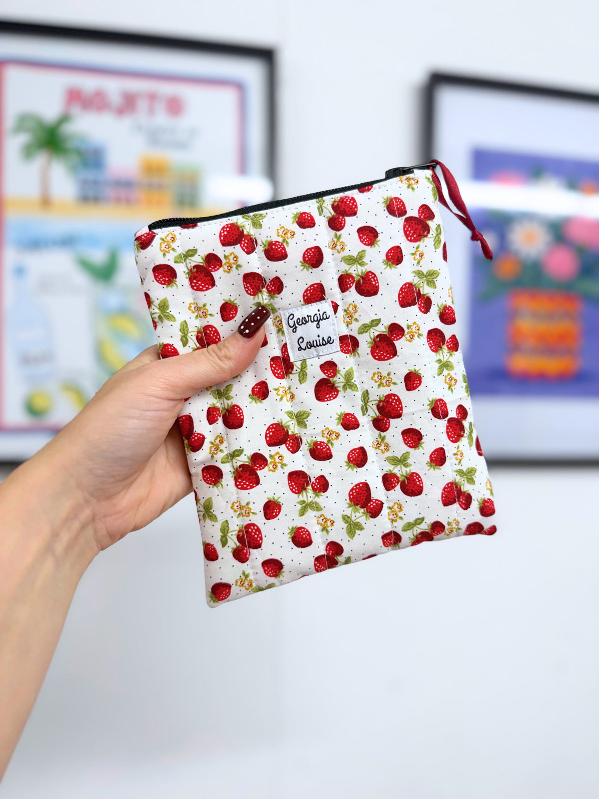 Strawberry Kindle 6 Inch Sleeve
